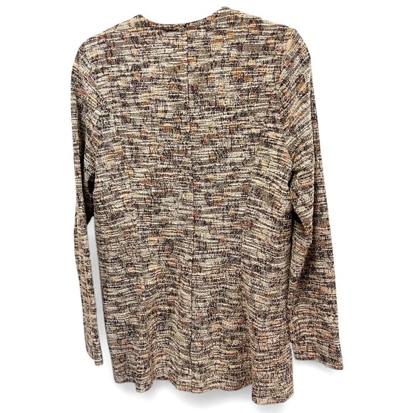 Dolan Anthropologie Leopard Tweed Longline Full Zip Jacket size Medium - Picture 12 of 12